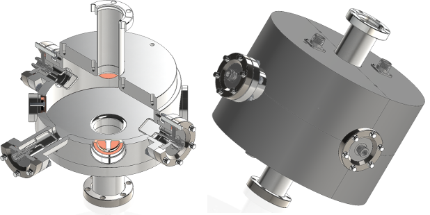 Cutaway and insulated assembly views of the average current monitor